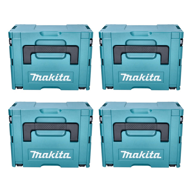 Makita MAKPAC Gr. 3 Kunststoffkoffer 395 x 295 x 215 mm 4 Stk. ( 4x 821551-8 ) - Toolbrothers