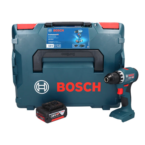 Taladro atornillador a batería Bosch GSR 18V-45 18 V 45 Nm sin escobillas + 1x batería 5,0 Ah + L-Boxx - sin cargador