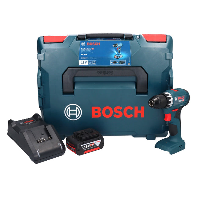 Trapano avvitatore a batteria Bosch GSR 18V-45 18 V 45 Nm senza spazzole + 1x batteria ricaricabile 5,0 Ah + caricatore + L-Boxx