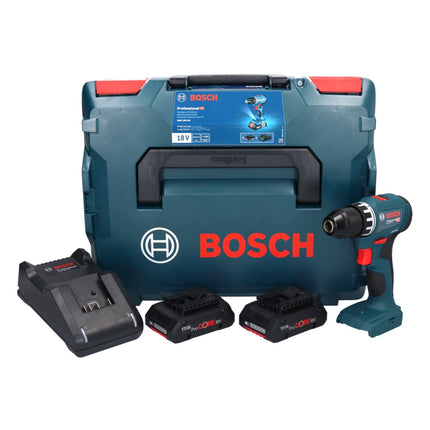 Trapano avvitatore a batteria Bosch GSR 18V-45 18 V 45 Nm brushless + 2x batteria ProCORE 4,0 Ah + caricabatterie + L-Boxx