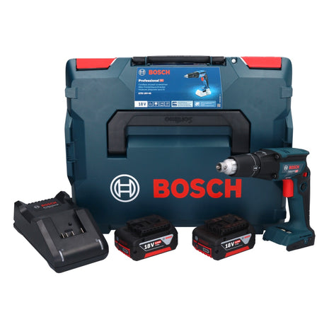 Bosch GTB 18V-45 cordless drywall screwdriver 18 V 32 Nm brushless + 2x rechargeable battery 5.0 Ah + charger + L-Boxx