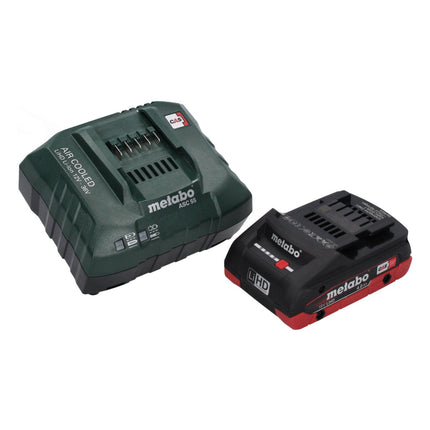 Metabo W 18 L 9-125 Amoladora angular de batería Quick 18 V 125 mm + 1x batería 4,0 Ah + cargador + metaBOX