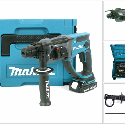 Makita DHR 202 Y1J Akku-Kombihammer 18V 2,0J SDS  im MAKPAC mit 1x Akku 1,5 Ah, ohne Ladegerät - Toolbrothers
