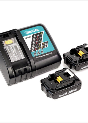 Makita DDF 483 RAJ Trapano avvitatore a batteria 18V 40Nm in valigetta Makita + 2x Batterie 2,0 Ah + 1x Caricabatterie