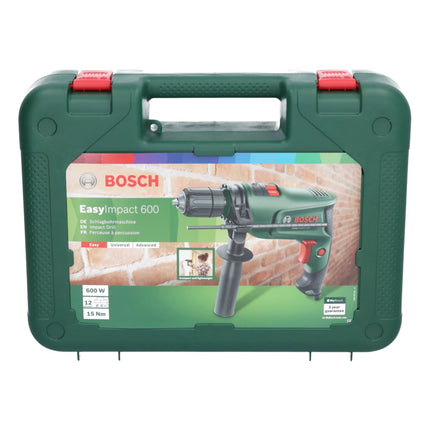 Bosch EasyImpact 600 Impact drill 600 watt 15Nm + Case (0603133000)