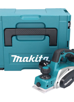 Pialla a batteria Makita DKP 180 ZJ 18 V 82 mm + Makpac - senza batteria, senza caricabatterie