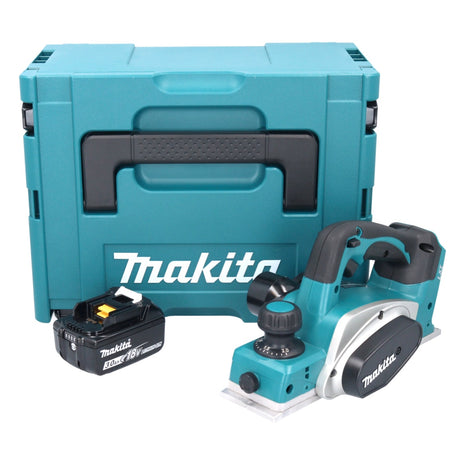 Makita DKP 180 F1J Akku Hobel 18 V 82 mm + 1x Akku 3,0 Ah + Makpac - ohne Ladegerät