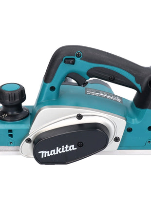 Makita DKP 180 RM1J rabot sans fil 18 V 82 mm + 1x batterie rechargeable 4,0 Ah + chargeur + Makpac