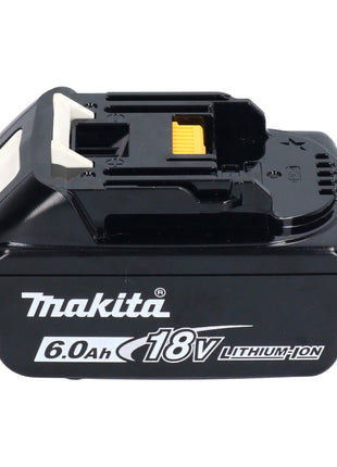 Makita DKP180G1J Rabot sans fil 82mm 18V + 1x Batterie 6,0Ah + Coffret Makpac - sans chargeur