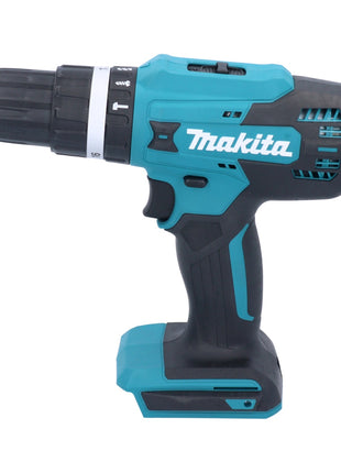 Taladro percutor inalámbrico Makita HP 488 DWYJ 18 V 42 Nm serie G + 2x baterías 1,5 Ah + cargador + Makpac