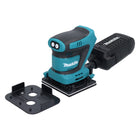 Makita DBO 481 Z Cordless orbital sander 18 V 112 x 102 mm Solo - without battery, without charger