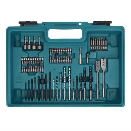 Makita Transportkoffer Bit Bohrer 74 tlg. für 18 V Akku Bohrschrauber DDF und Schlagbohrschrauber DHP