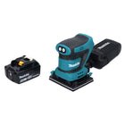 Makita DBO 480 G1 cordless orbital sander 18 V 112 x 102 mm + 1x rechargeable battery 6.0 Ah - without charger