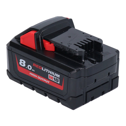 Milwaukee M18 HB8 Akku Set 4x 18 V 8,0 Ah / 8000 mAh Li-Ion High Output ( 4x 4932471070 ) mit Ladestandsanzeige - Toolbrothers
