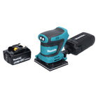 Makita DBO 481 G1 cordless orbital sander 18 V 112 x 102 mm + 1x rechargeable battery 6.0 Ah - without charger