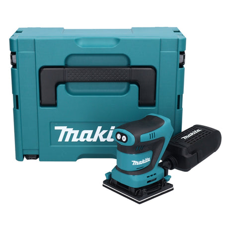 Makita DBO 481 ZJ akumulatorowa szlifierka oscylacyjna 18 V 112 x 102 mm + Makpac - bez akumulatora, bez ładowarki