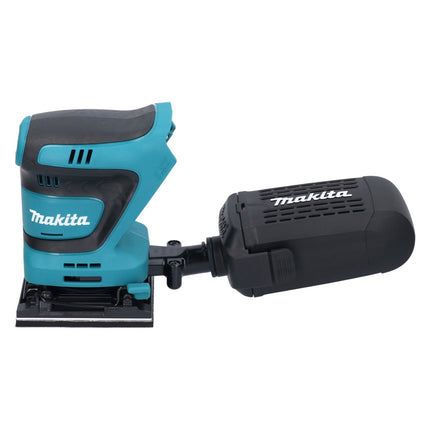 Makita DBO 480 RM1J cordless orbital sander 18 V 112 x 102 mm + 1x rechargeable battery 4.0 Ah + charger + Makpac