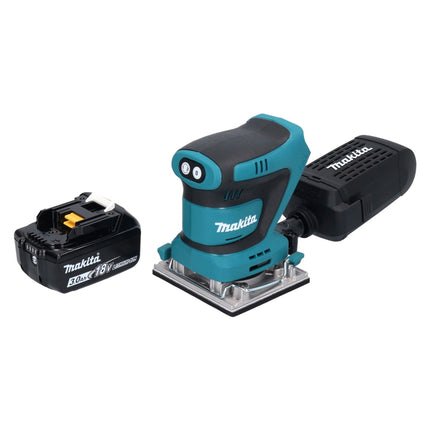Makita DBO482F1 Cordless Finishing Sander 112x102mm 18V + 1x Battery 3.0Ah - without charger