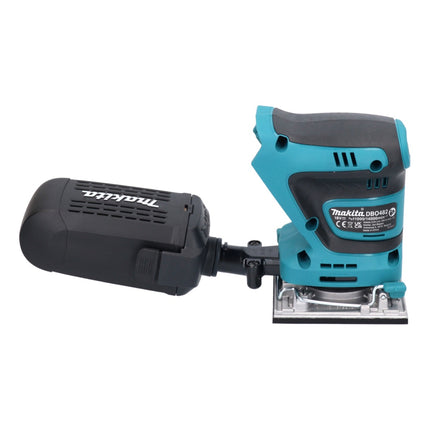 Makita DBO 482 RG Akku Schwingschleifer 18 V 112 x 102 mm + 2x Akku 6,0 Ah + Ladegerät