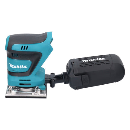 Makita DBO482RGJ Levigatrice vibrante a batteria 112x102mm 18V + 2 batterie da 6,0Ah + caricabatterie + valigetta Makpac