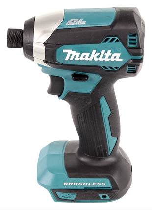 Makita DTD 153 G1X1 llave de impacto a batería 18 V 170 Nm 1/4" sin escobillas + 1x batería 6,0 Ah + set de accesorios 74 piezas + maletín - sin cargador