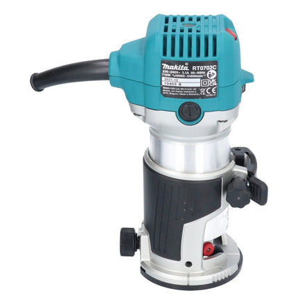 Makita RT 0702 C Fresadora de una mano 710 vatios 6 / 8 mm