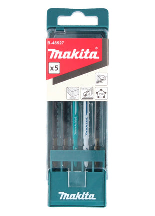 Makita B-48527 Stichsägeblatt Set 5 tlg. 60 - 77 mm Holz / Kunststoff / Weichstahl / Parkett / Laminat - Toolbrothers