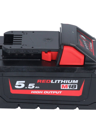 Milwaukee M18 HB 5.5 rechargeable battery 18 V 5.5 Ah / 5500 mAh Li-Ion High Output ( 4932464712 ) with charge level indicator