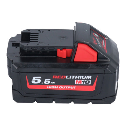 Milwaukee M18 HB 5,5 Akku 18 V 5,5 Ah / 5500 mAh Li-Ion High Output ( 4932464712 ) mit Ladestandsanzeige