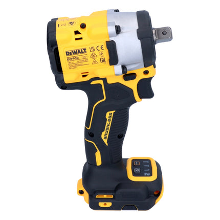 Atornillador de impacto a batería DeWalt DCF 922 NT 18 V 400 Nm 1/2" sin escobillas + TSTAK - sin batería, sin cargador