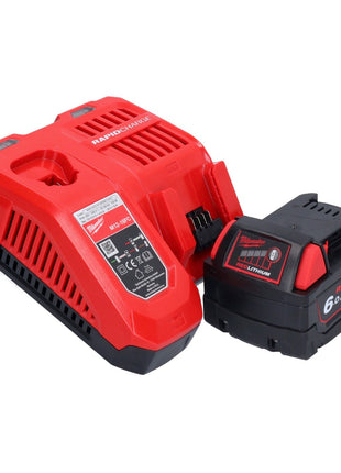 Clé à chocs sans fil Milwaukee M18 CBLID-601C 18 V 180 Nm 1/4" brushless + 1x batterie 6,0 Ah + chargeur + coffret