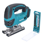 Makita DJV 180 Z cordless jigsaw 18 V + 5-piece jigsaw blade set - without battery, without charger