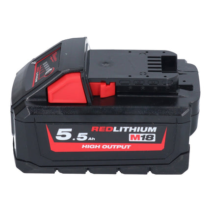 Zestaw akumulatorów Milwaukee M18 HB 5.5 4x 18 V 5,5 Ah / 5500 mAh Li-Ion High Output ( 4x 4932464712 ) ze wskaźnikiem poziomu naładowania