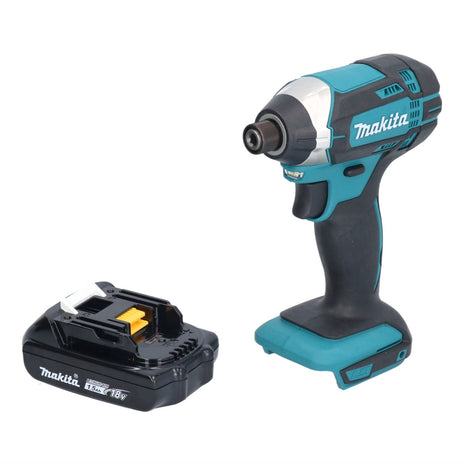 Makita DTD 152 Y1 cordless impact wrench 18 V 165 Nm 1/4" + 1x rechargeable battery 1.5 Ah - without charger