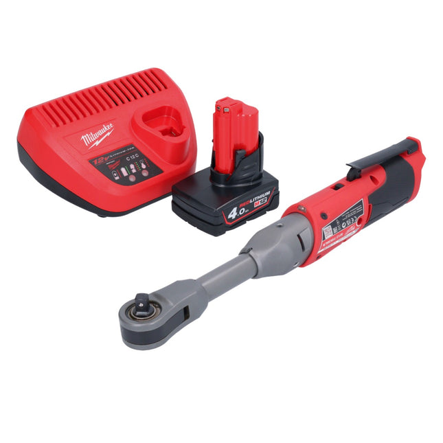 Milwaukee M12 FIR38LR-401 Grzechotka akumulatorowa 12 V 75 Nm 3/8" + 1x akumulator 4,0 Ah + ładowarka