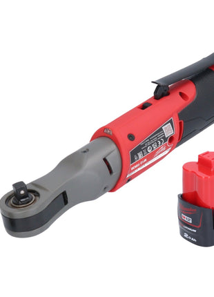 Milwaukee M12 FIR38-201 cricchetto a batteria 12 V 75 Nm 3/8" 1/4" + 1x batteria ricaricabile 2,0 Ah - senza caricabatterie