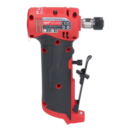 Milwaukee M12 FDGA-401 Amoladora recta angular 12 V 6 / 8 mm sin escobillas + 1x batería 4.0 Ah - sin cargador