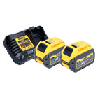 Kit de inicio inalámbrico 18 V DeWalt 2x batería DCB 546 6,0 Ah + cargador rápido DCB 116 XR