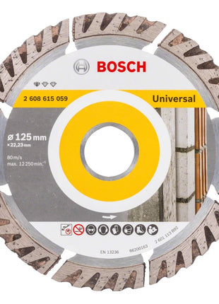 Bosch Standard dla uniwersalnej diamentowej tarczy tnącej 125 x 22,23 mm 10 szt. ( 2608615060 ) do betonu, stali-betonu, cegły, wapna i piaskowca