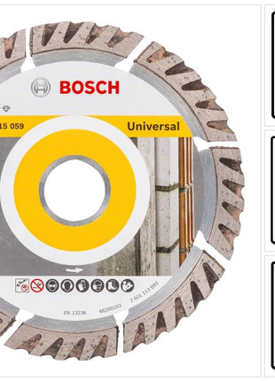 Bosch Standard for Universal diamond cutting disc 125 x 22.23 mm ( 2608615059 ) for concrete, steel-concrete, brick, lime and sandstone