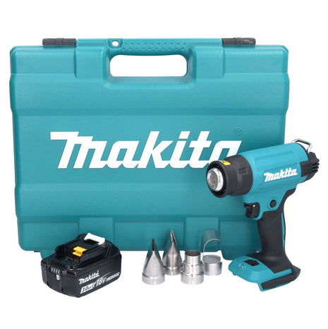 Makita DHG 181 F1K Akku Heißluftgebläse 18 V 150 - 550°C + 1x Akku 3,0 Ah + Koffer - ohne Ladegerät - Toolbrothers