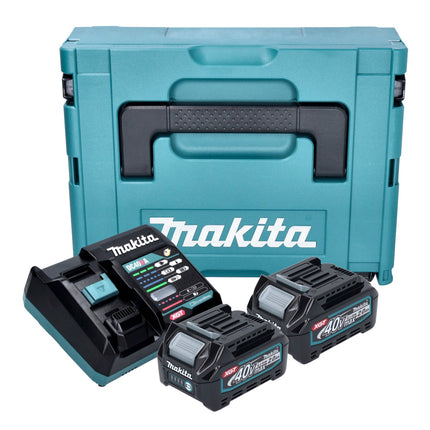 Makita Power Source Kit ( 191V07-0 ) 2x BL 4020 Akku 40 V max. 2,0 Ah XGT + DC 40 RA Ladegerät + Makpac