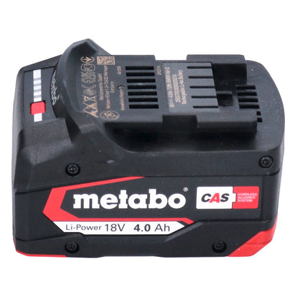 Metabo Basic Set 2x batería Li-Power 18 V 4,0 Ah + cargador Metabo SC 30 12 - 18 V