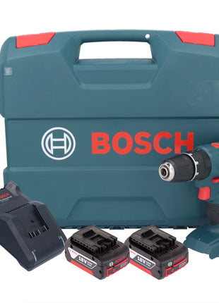 Perceuse à percussion sans fil Bosch GSB 18V-21 18 V 55 Nm + 2x batteries 3,0 Ah + chargeur + mallette en L