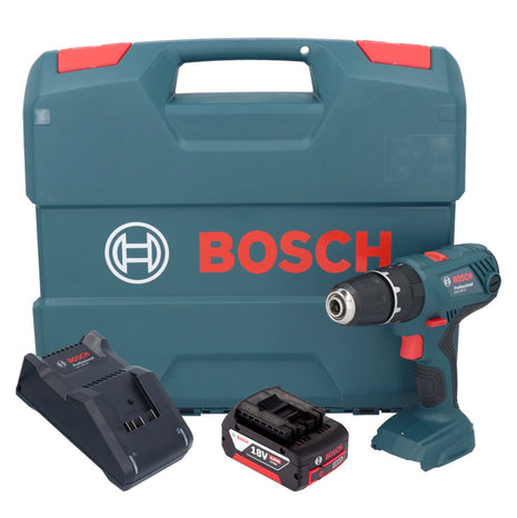 Bosch GSB 18V-21 Akku Schlagbohrschrauber 18 V 55 Nm + 1x Akku 4,0 Ah + Ladegerät + L-Case