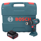 Bosch GSB 18V-21 Perceuse-visseuse à percussion sans fil 18 V 55 Nm + 1x batterie 5,0 Ah + L-Case - sans chargeur