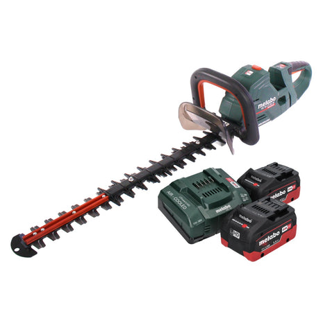 Metabo HS 18 LTX BL 55 Akku Heckenschere 18 V 50 cm Brushless + 2x Akku 5,5 Ah + Ladegerät - Toolbrothers