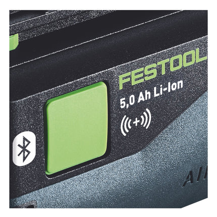 Festool Akku Set 2x BP 18 Li 5,0 ASI Akku 18 V 5,0 Ah / 5000 mAh Li-Ion ( 2x 577660 ) Bluetooth mit Ladestandanzeige - Toolbrothers