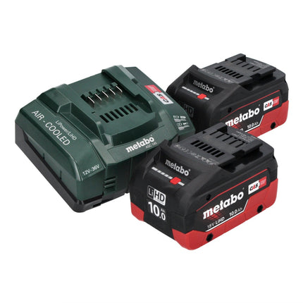 Metabo WPB 18 LT BL 11-125 Quick Akku Winkelschleifer 18 V 125 mm Brushless + 2x Akku 10,0 Ah + Ladegerät + metaBOX - Toolbrothers