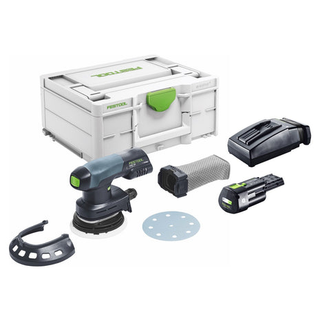 Festool ETSC 125-Basic Akku Exzenterschleifer 18 V 125 mm Brushless + 1x Akku 3,0 Ah + Ladegerät + Systainer - Toolbrothers